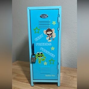 Vintage 90s/Y2K Style Mini Locker Limited Too Monkey Frog Cute Toy Storage